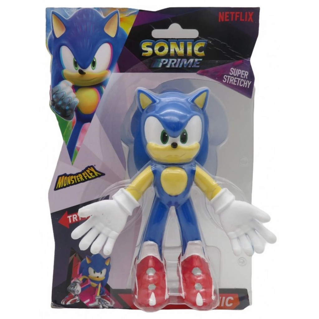 Nessiworld Monsterflex Stretch Süper Esnek Sonic Prime Figür Nessiworld Monsterflex Stretch Süper Esnek Sonic Prime Figür