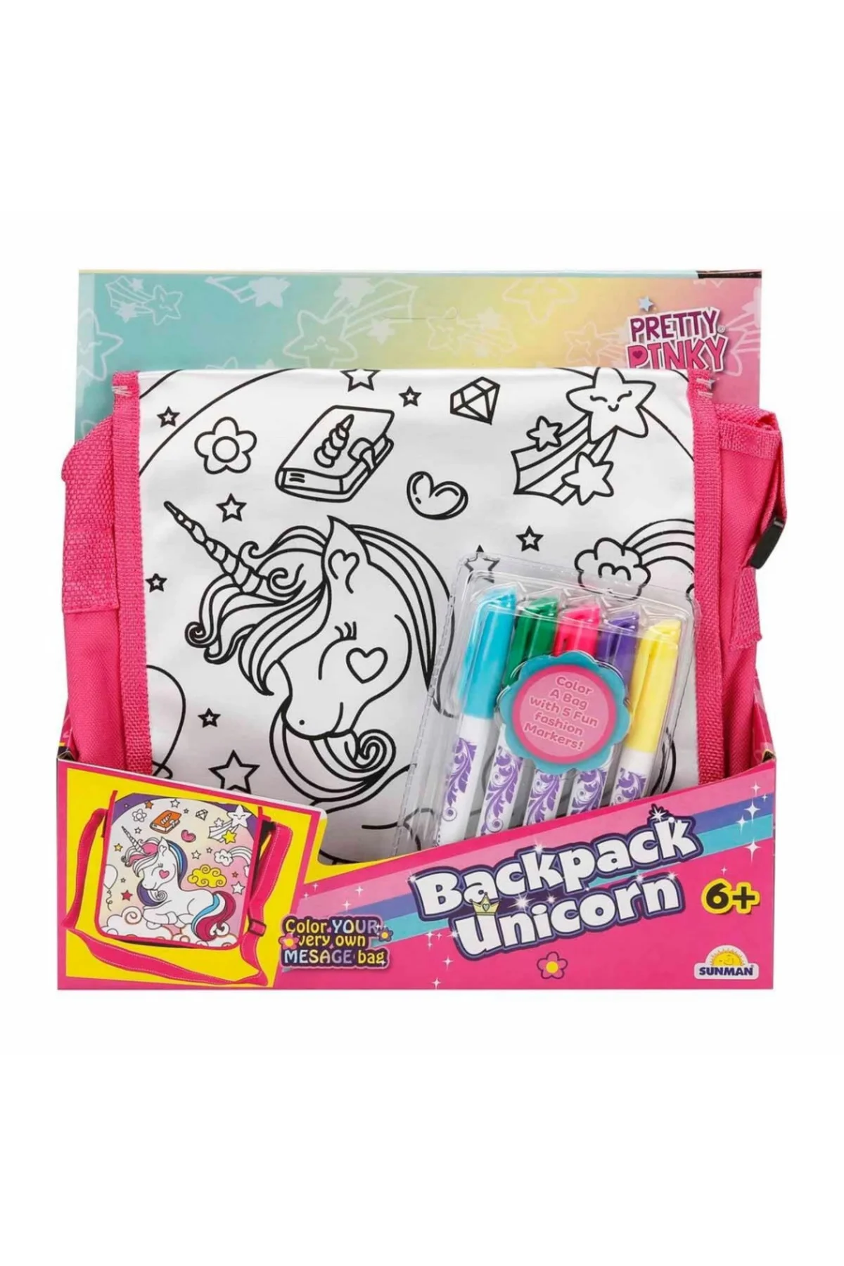 NessiWorld Nessiworld Pretty Pinky Boyanabilir Desenli Unicorn Sı