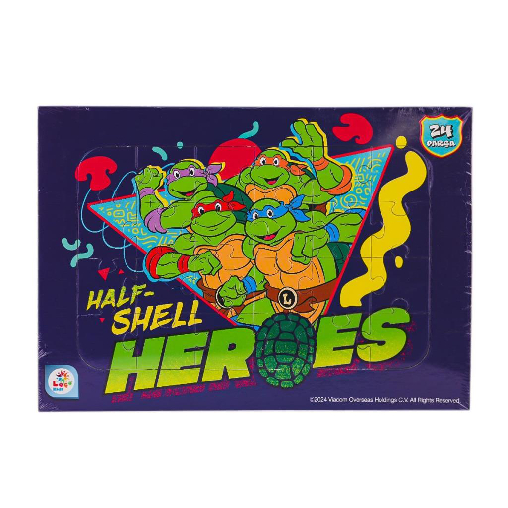 Nessiworld NK7990 Ninja Kaplumbağa Taslamalı 24 Parça Frame Puzzl Nessiworld NK7990 Ninja Kaplumbağa Taslamalı 24 Parça Frame Puzzl