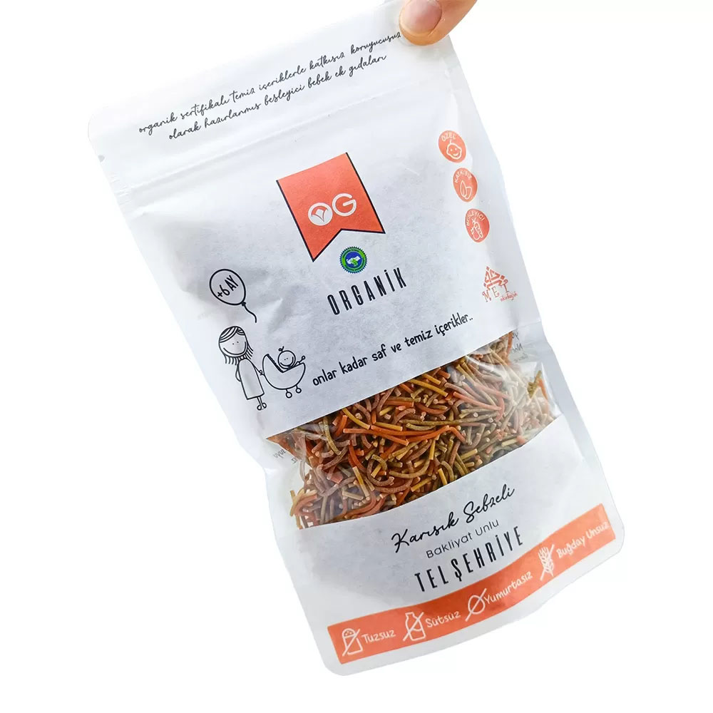Nessiworld OG Natural Organik Karışık Sebzeli Bakliyat Unlu Tel Ş