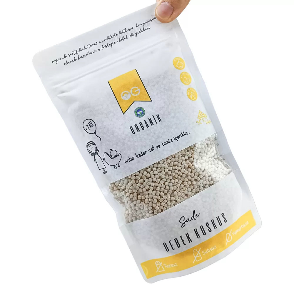 Nessiworld OG Natural Organik Sade Bebek Kuskus 250 Gr Nessiworld OG Natural Organik Sade Bebek Kuskus 250 Gr