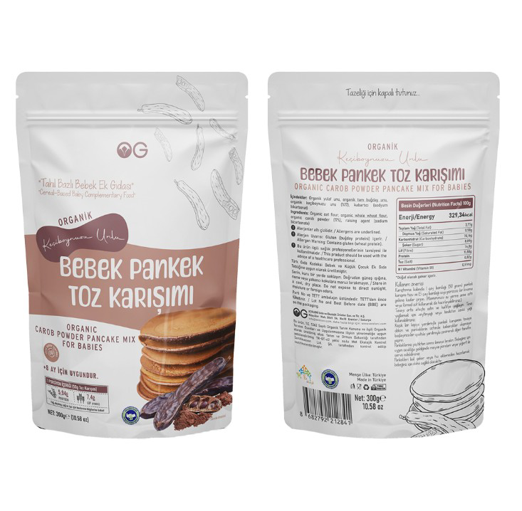 Nessiworld OG Natural Organik Keçiboynuzu Unlu Bebek Pankek Toz K Nessiworld OG Natural Organik Keçiboynuzu Unlu Bebek Pankek Toz K