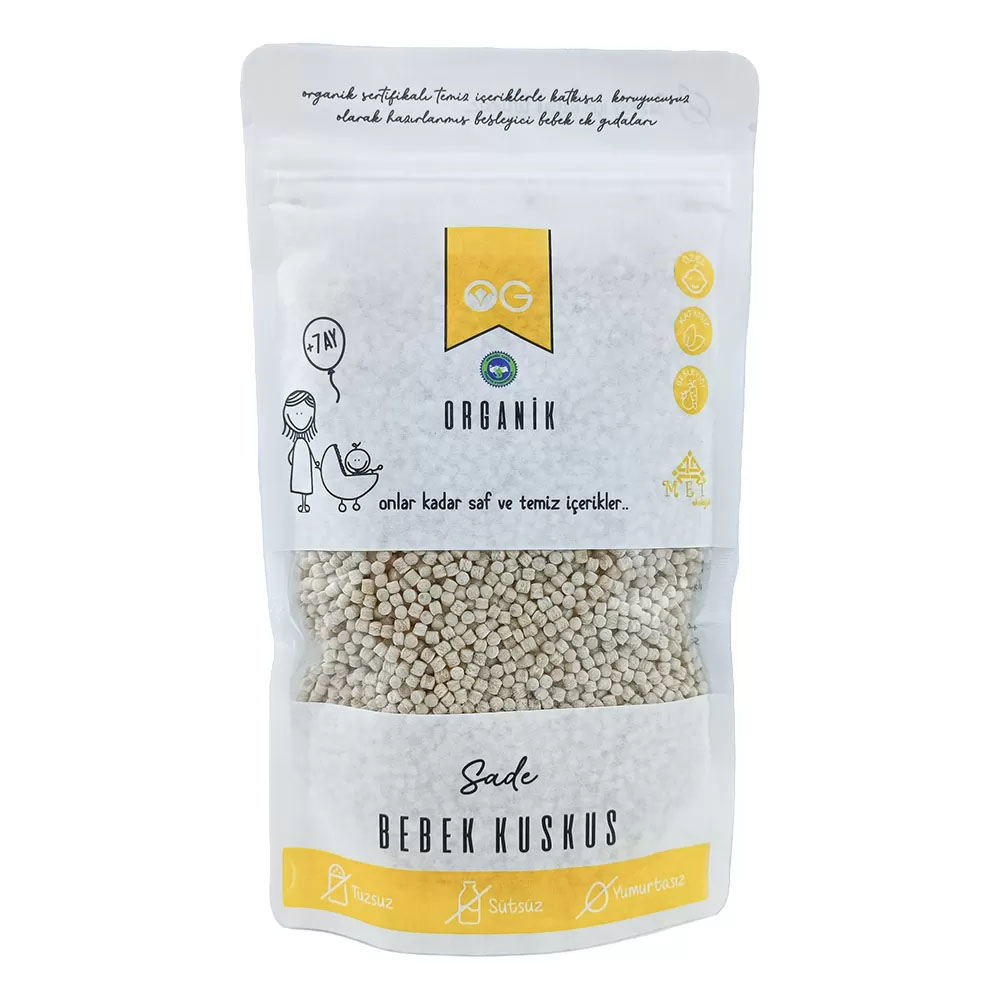 Nessiworld OG Natural Organik Sade Bebek Kuskus 250 Gr Nessiworld OG Natural Organik Sade Bebek Kuskus 250 Gr