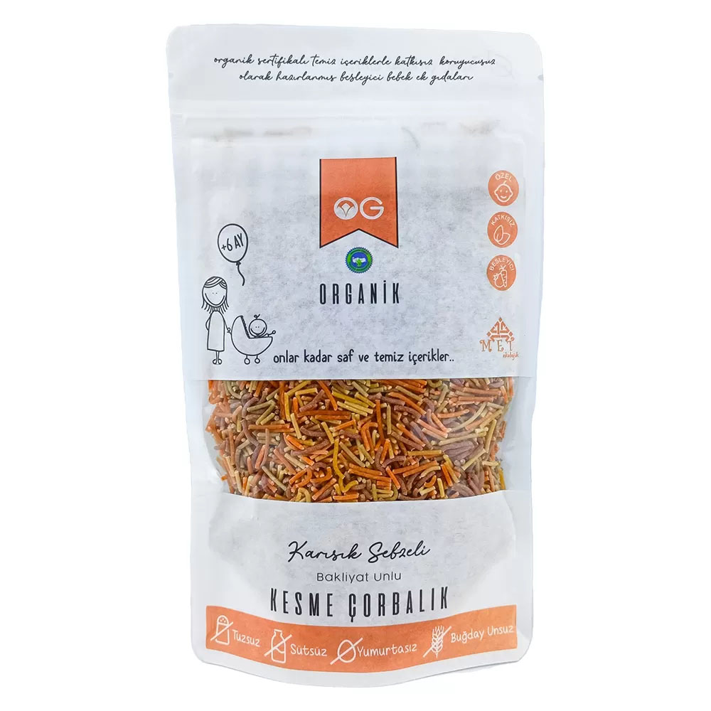 Nessiworld OG Natural Organik Karışık Sebzeli Bakliyat Unlu Kesme