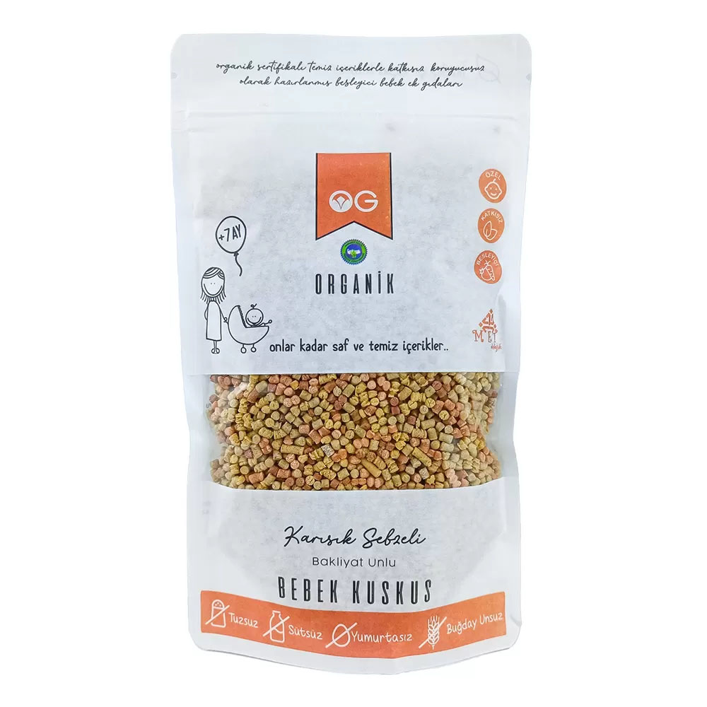 Nessiworld OG Natural Organik Karışık Sebzeli Bakliyat Unlu Bebek