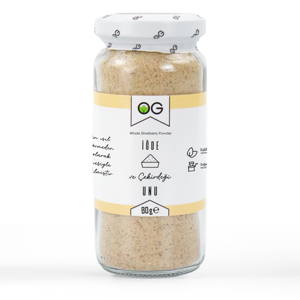 Nessiworld OG Natural İğde ve Çekirdeği Unu 80 Gr Nessiworld OG Natural İğde ve Çekirdeği Unu 80 Gr