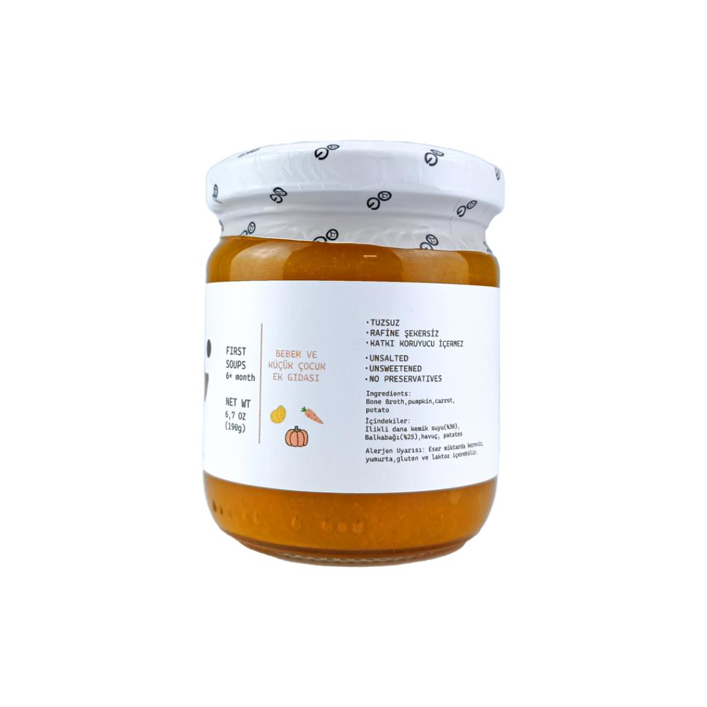 Nessiworld OG Natural Kemik Sulu Balkabağı Çorbası 190 Gr Nessiworld OG Natural Kemik Sulu Balkabağı Çorbası 190 Gr