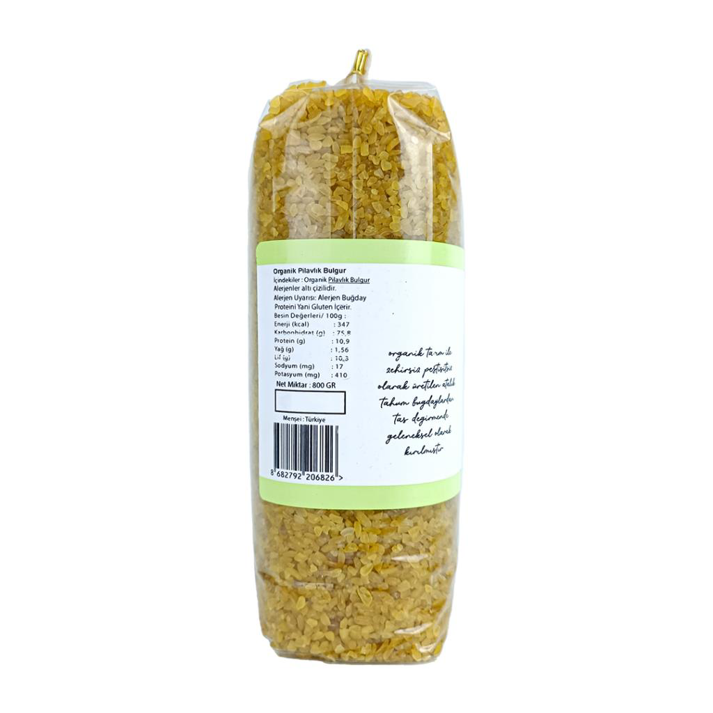 Nessiworld OG Natural Organik Pilavlık Bulgur 800 Gr Nessiworld OG Natural Organik Pilavlık Bulgur 800 Gr