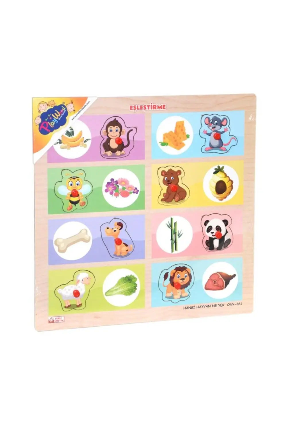 Nessiworld ONY-360-361 Onyıl, Ahşap Tutmalı Eşleştirme - Hangi Ha