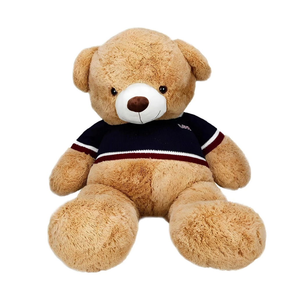Nessiworld Oturan Kazaklı Peluş Ayı 90 cm Nessiworld Oturan Kazaklı Peluş Ayı 90 cm