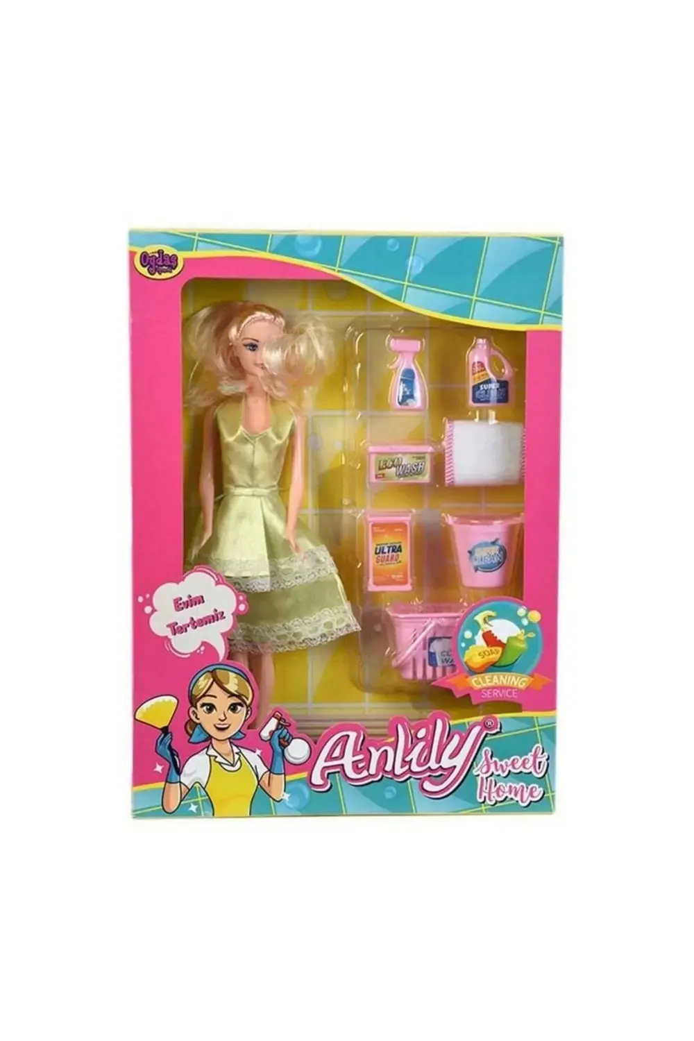 Nessiworld Oydaş Kutuda Anlily Temizlik Setli Bebek 2442