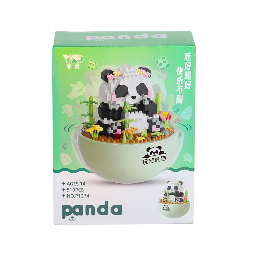 Just Cheap Store P1274 Panlos Panda Blok Seti 510 Parça -Vagon li Just Cheap Store P1274 Panlos Panda Blok Seti 510 Parça -Vagon li