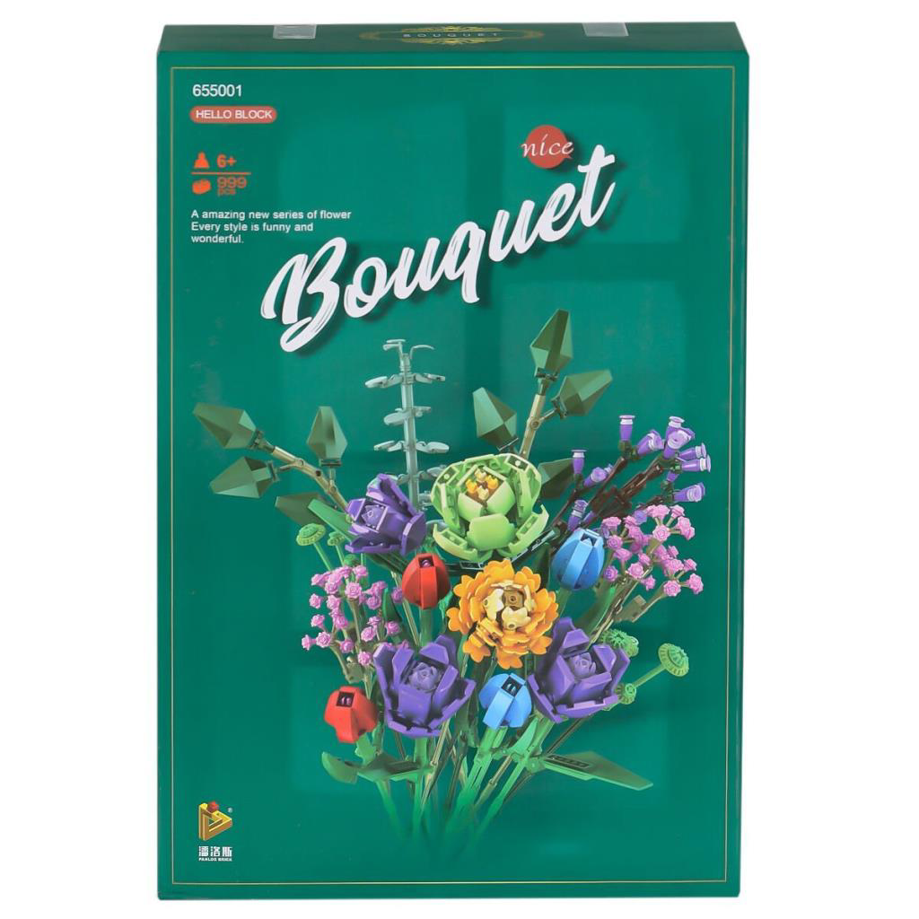 Nessiworld P655001 Panlos Çiçek Buketi 999 Parça Blok Seti -Vagon