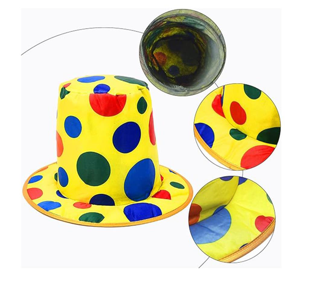 Nessiworld Palyaço Şapkası Rengarenk Puantiyeli 19 cm Nessiworld Palyaço Şapkası Rengarenk Puantiyeli 19 cm