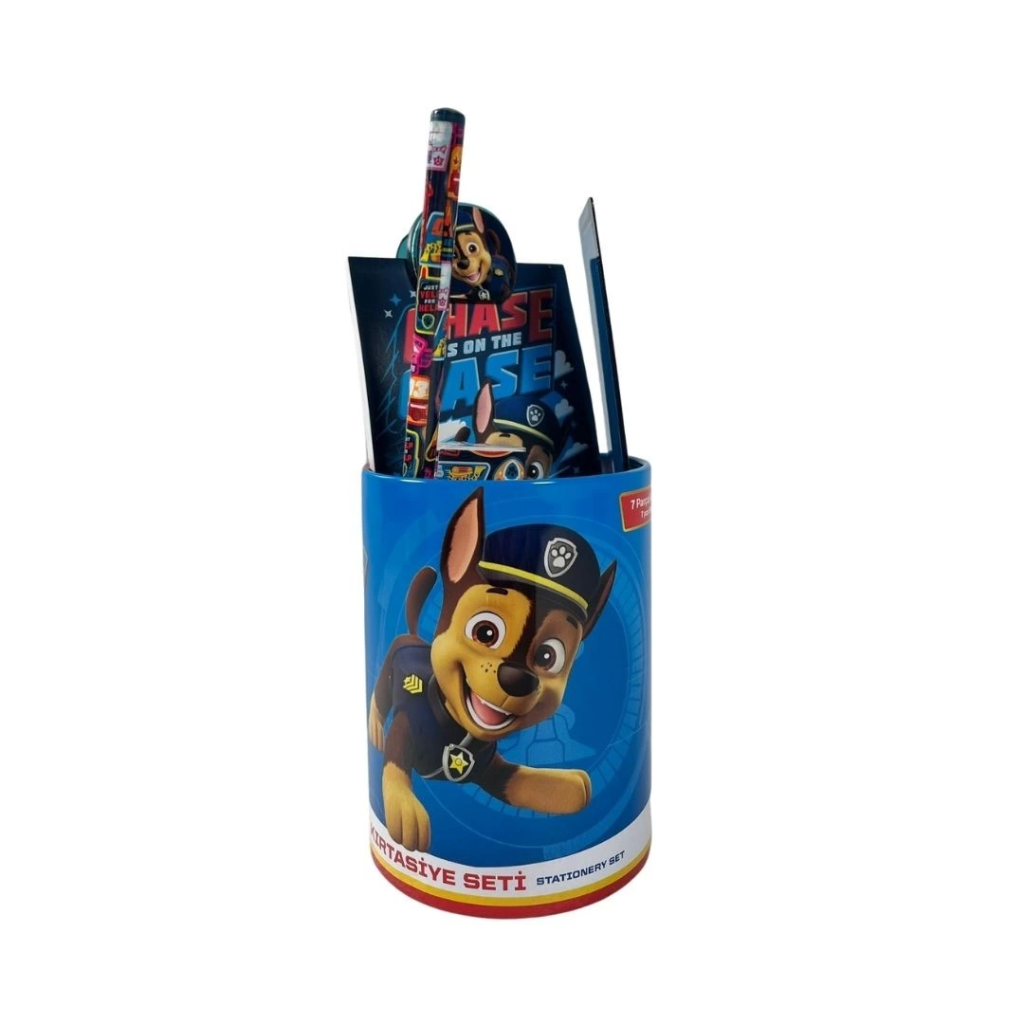 Nessiworld Paw Patrol Metal Kalemlikli 7 Parça Kırtasiye Seti