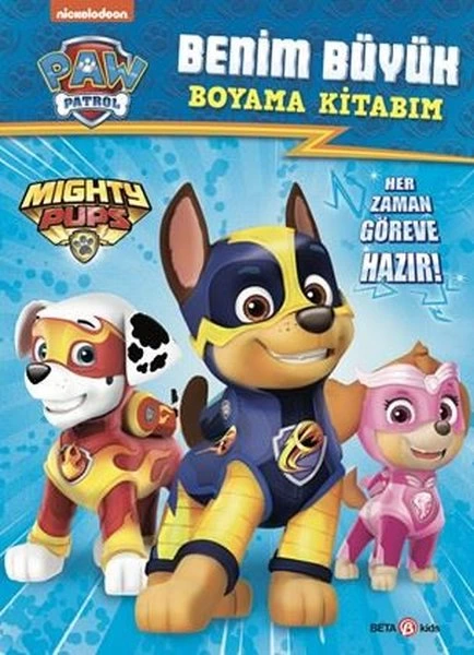 Nessiworld Paw Patrol Benim Büyük Boyama Kitabım Nessiworld Paw Patrol Benim Büyük Boyama Kitabım