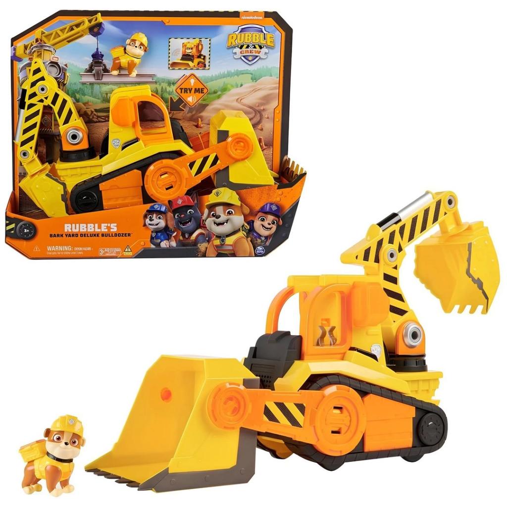 Just Cheap Store Paw Patrol Deluxe Bulldozer Aracı ve Rubble Figü