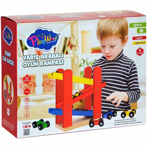Nessiworld PlayWood Ahşap Otopark 5 Araba İlaveli 382 Nessiworld PlayWood Ahşap Otopark 5 Araba İlaveli 382