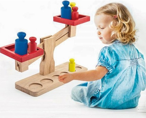 Nessiworld  PlayWood Ahşap Kutulu Terazi 313