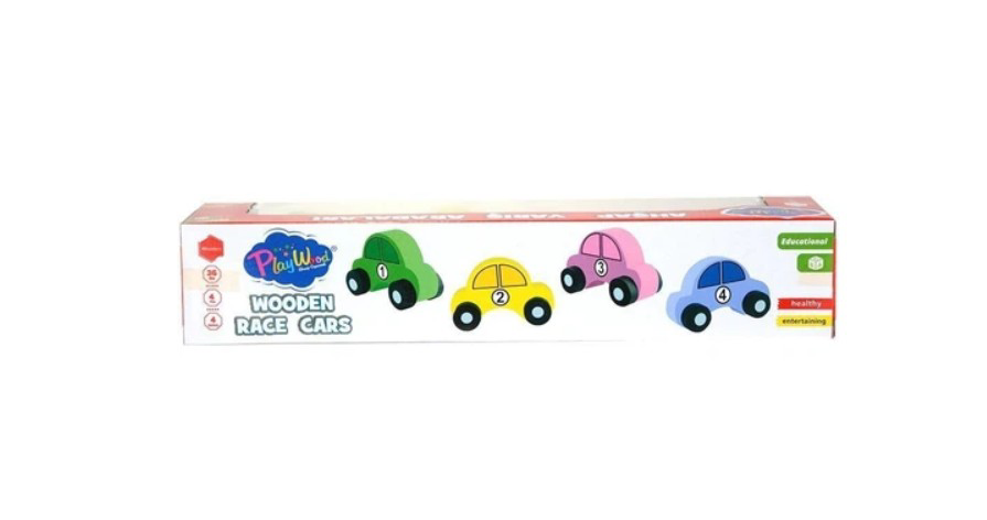 Nessiworld PlayWood Ahşap Yarış Arabaları 380