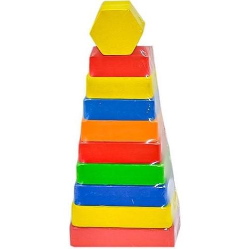 Nessiworld PlayWood Dikdörtgen Renkli Kule 393 Nessiworld PlayWood Dikdörtgen Renkli Kule 393