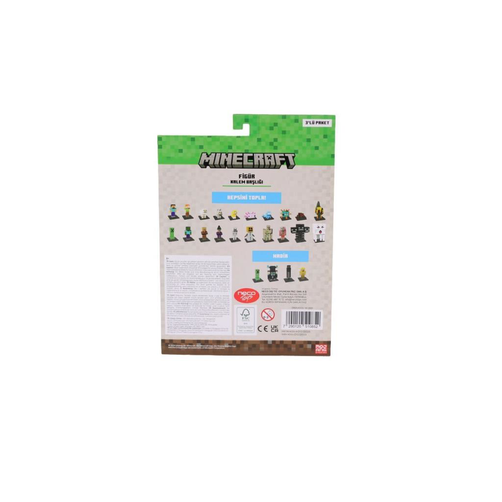 Nessiworld PMI MC2020 Minecraft 3D Figür Toppeez 3lü Set