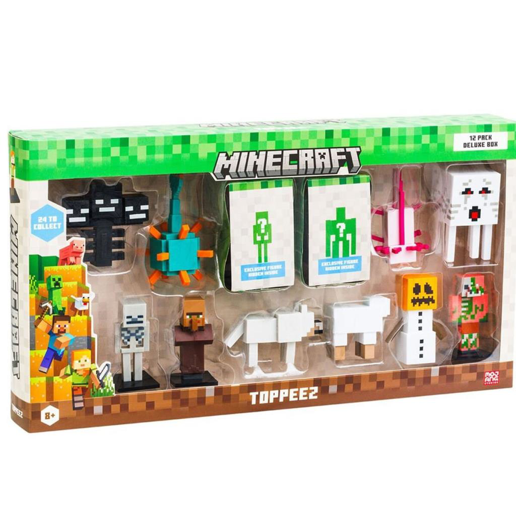 Nessiworld PMI MC2080 Minecraft 3D Figür Toppeez 
12li Delüks Set