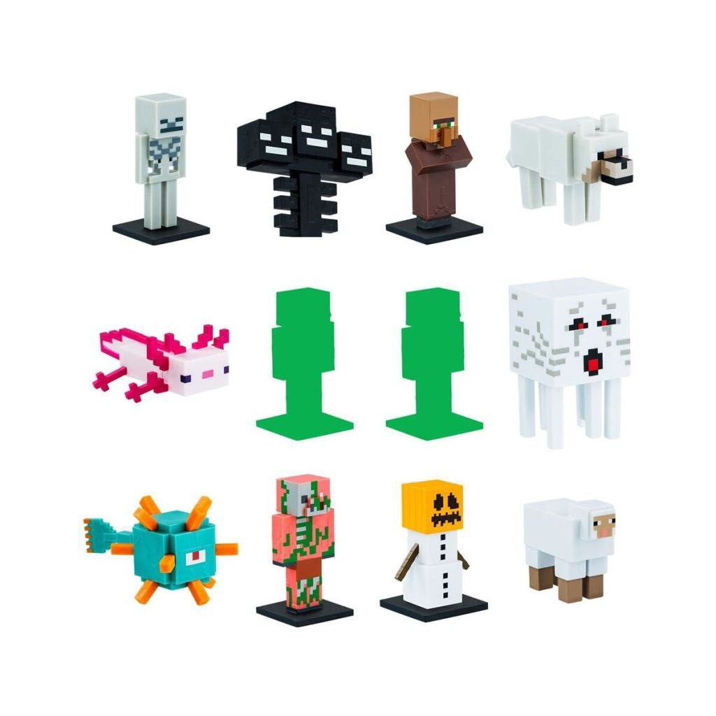 Nessiworld PMI MC2080 Minecraft 3D Figür Toppeez 
12li Delüks Set