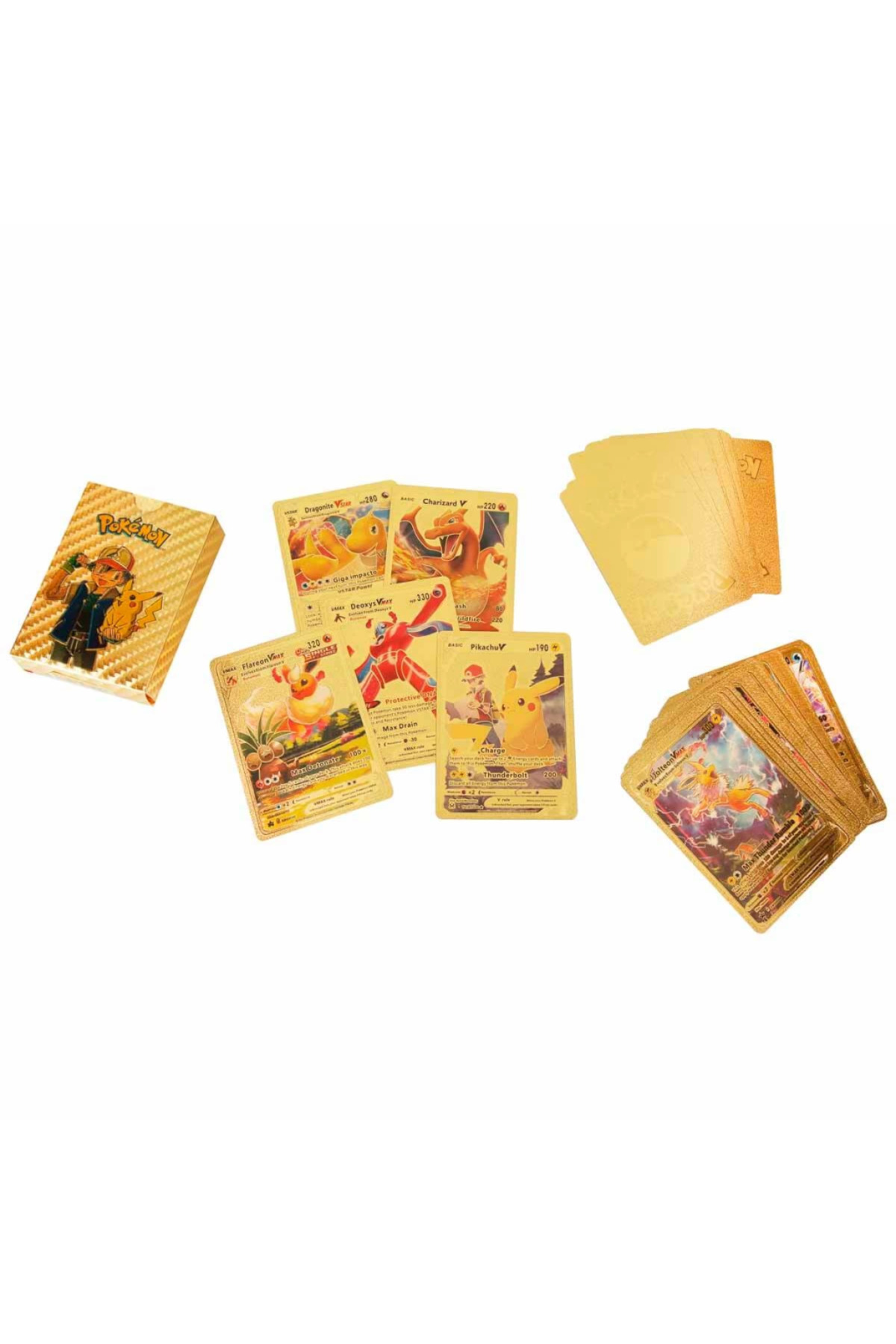 Nessiworld  Pokemon Starter Kartlari Gold 55'Li Paket