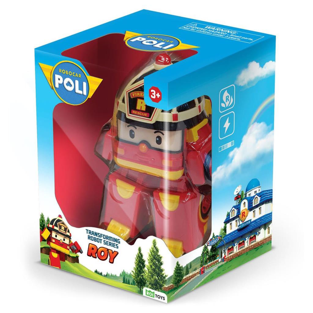 Nessiworld POLI MRT-0652 Robocar Poli Transforming Robot Roy Figü