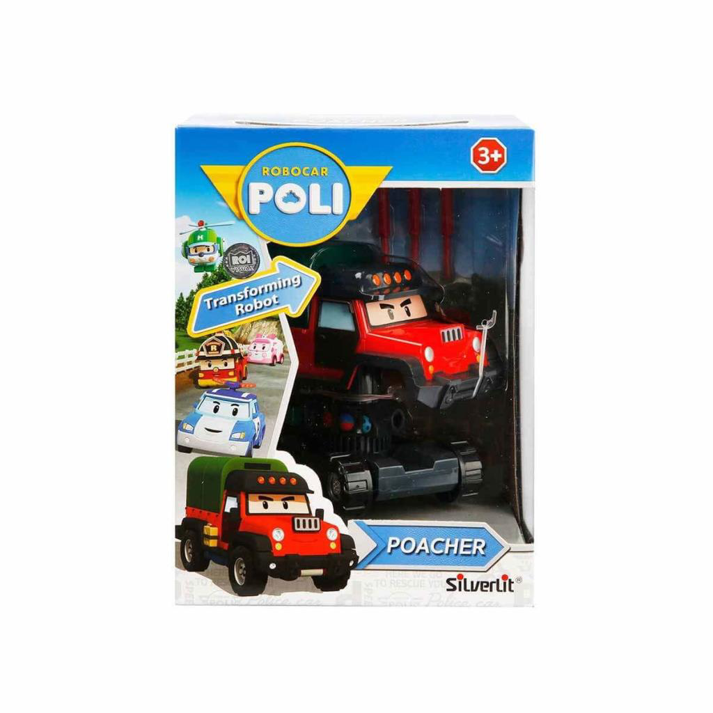 Nessiworld POLI 83360 Robocar Poli Hareketli Figür Poacher