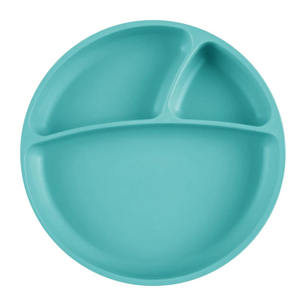 Nessiworld Porsiyon Vakum Tabanlı Silikon Tabak Aqua Green Nessiworld Porsiyon Vakum Tabanlı Silikon Tabak Aqua Green