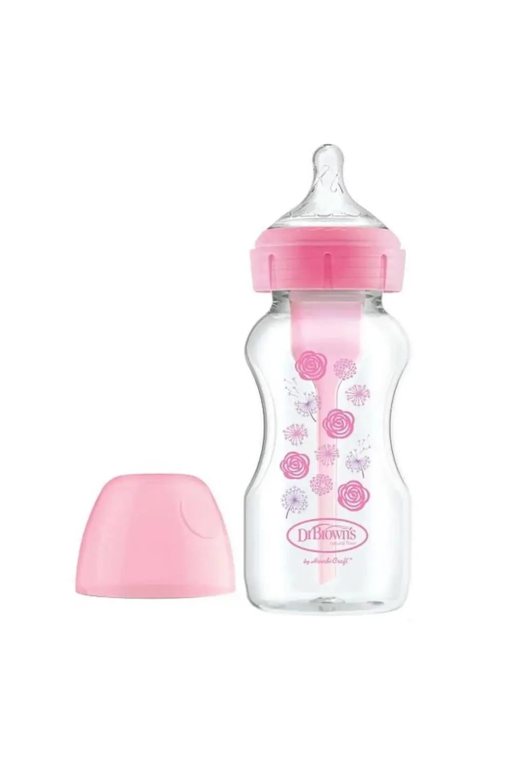Nessiworld PP Geniş Ağız Options Biberon 270 ml Pembe