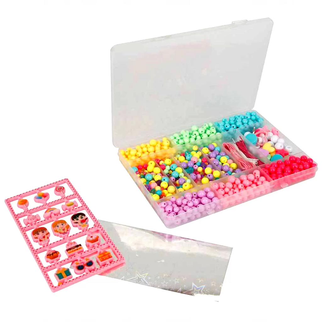 Just Cheap Store Pretty Pinky Renkli Boncuklar Seti Just Cheap Store Pretty Pinky Renkli Boncuklar Seti