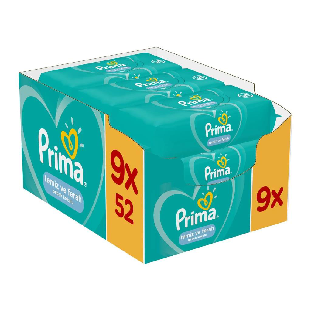 Nessiworld Prima Temiz ve Ferah Islak Havlu Mendil 9'Lu 468 Yapra Nessiworld Prima Temiz ve Ferah Islak Havlu Mendil 9'Lu 468 Yapra