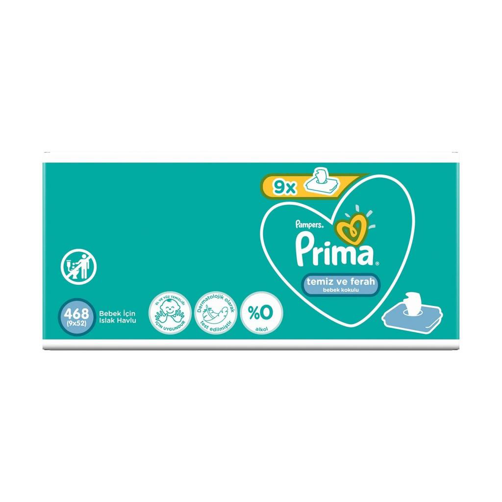 Nessiworld Prima Temiz ve Ferah Islak Havlu Mendil 9'Lu 468 Yapra Nessiworld Prima Temiz ve Ferah Islak Havlu Mendil 9'Lu 468 Yapra