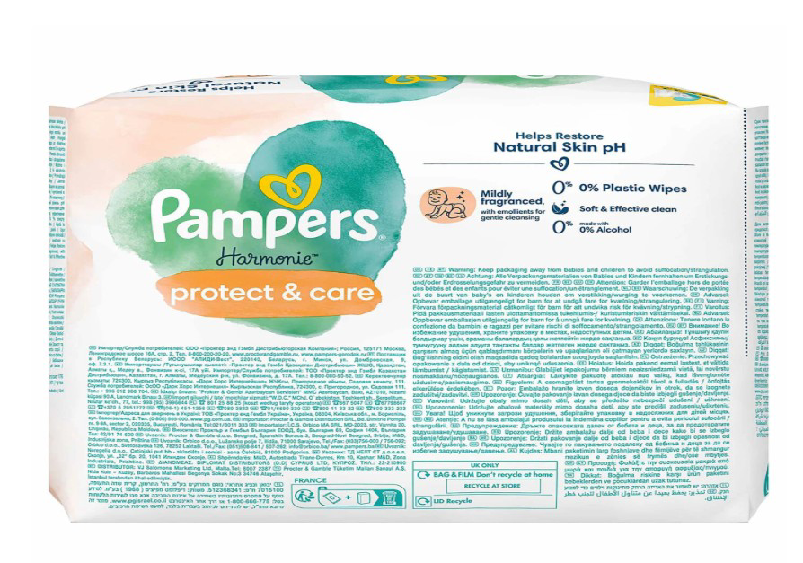 Nessiworld Prima Protect & Care Islak Havlu Mendil 4'Lü 176 Yapra