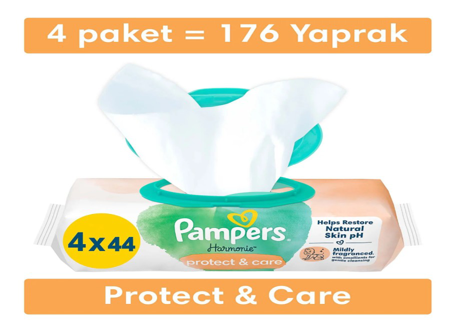 Nessiworld Prima Protect & Care Islak Havlu Mendil 4'Lü 176 Yapra