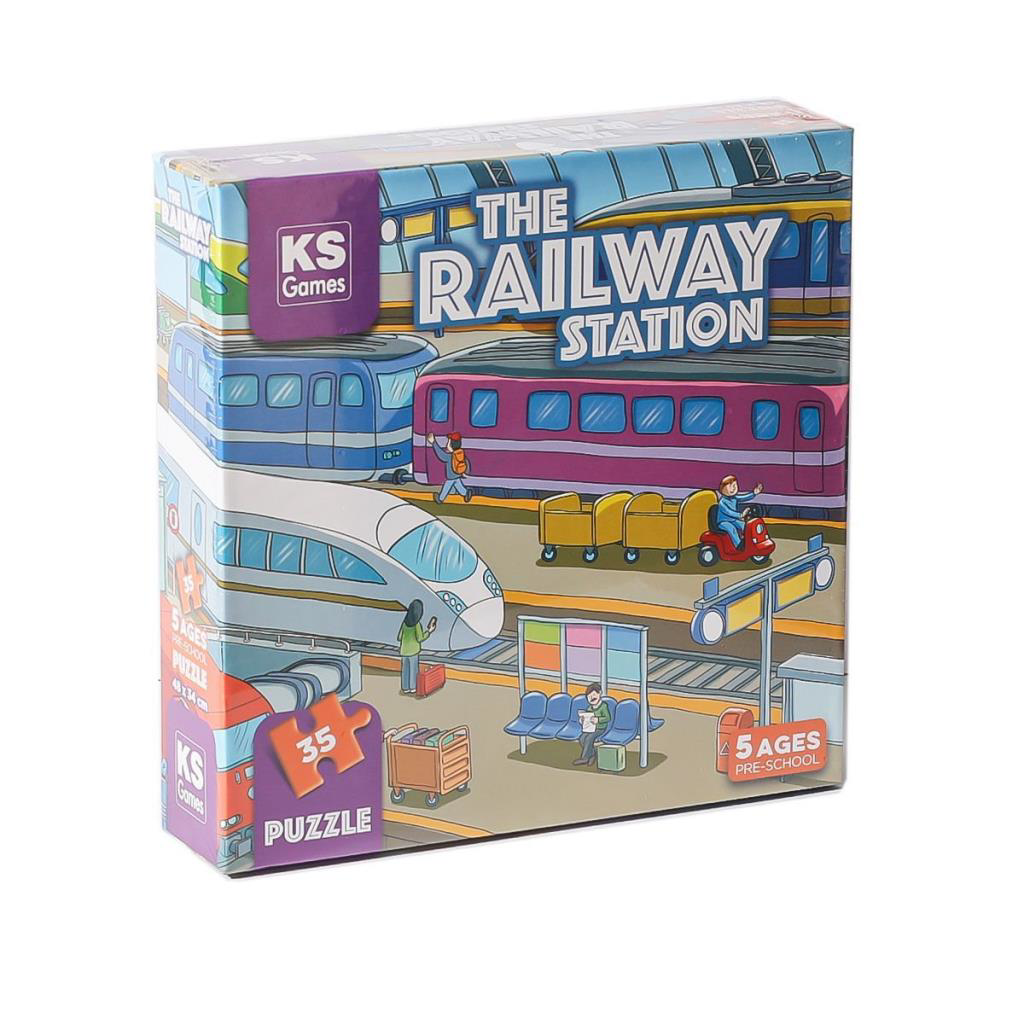 Just Cheap Store PRS 32712 The Railway Station Pre School Puzzle Just Cheap Store PRS 32712 The Railway Station Pre School Puzzle