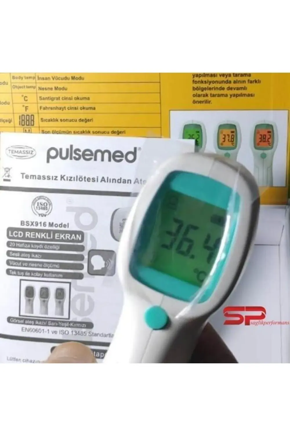 Nessiworld Pulsemed Temassız Ateş Ölçer