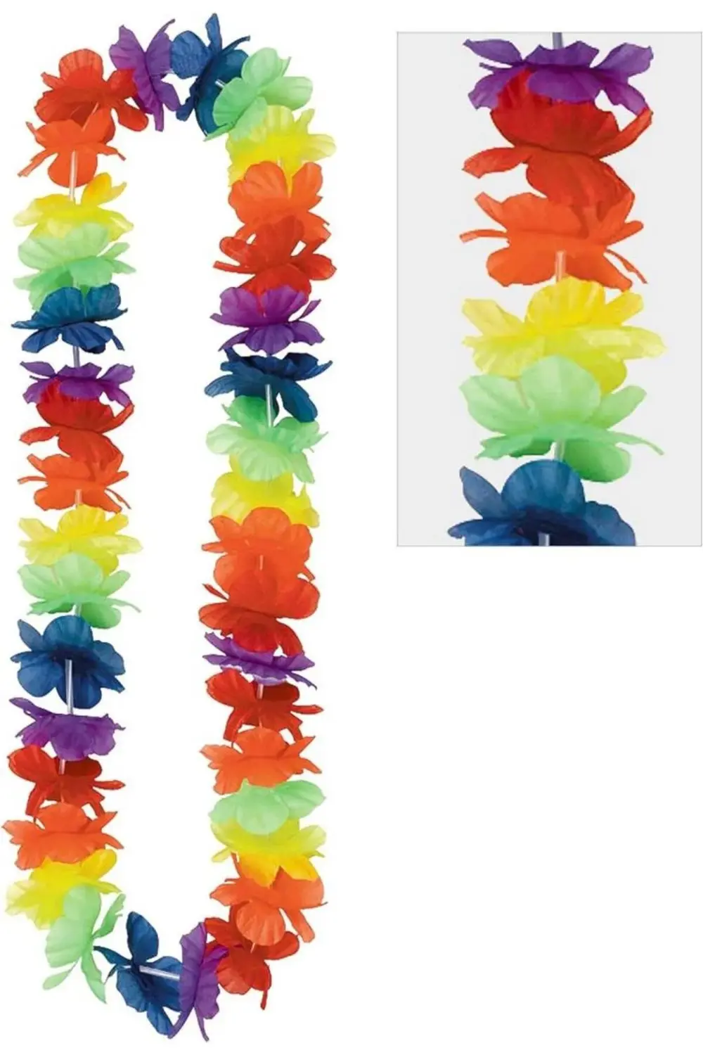 Nessiworld Rengarenk Hawaii Boyun Çelengi Havai Partisi Kolyesi 1