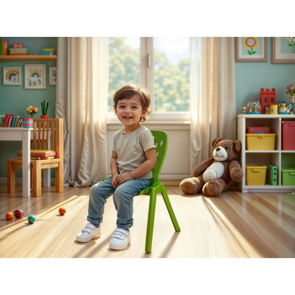 Nessiworld Renkli Tekli Sandalye Nessiworld Renkli Tekli Sandalye