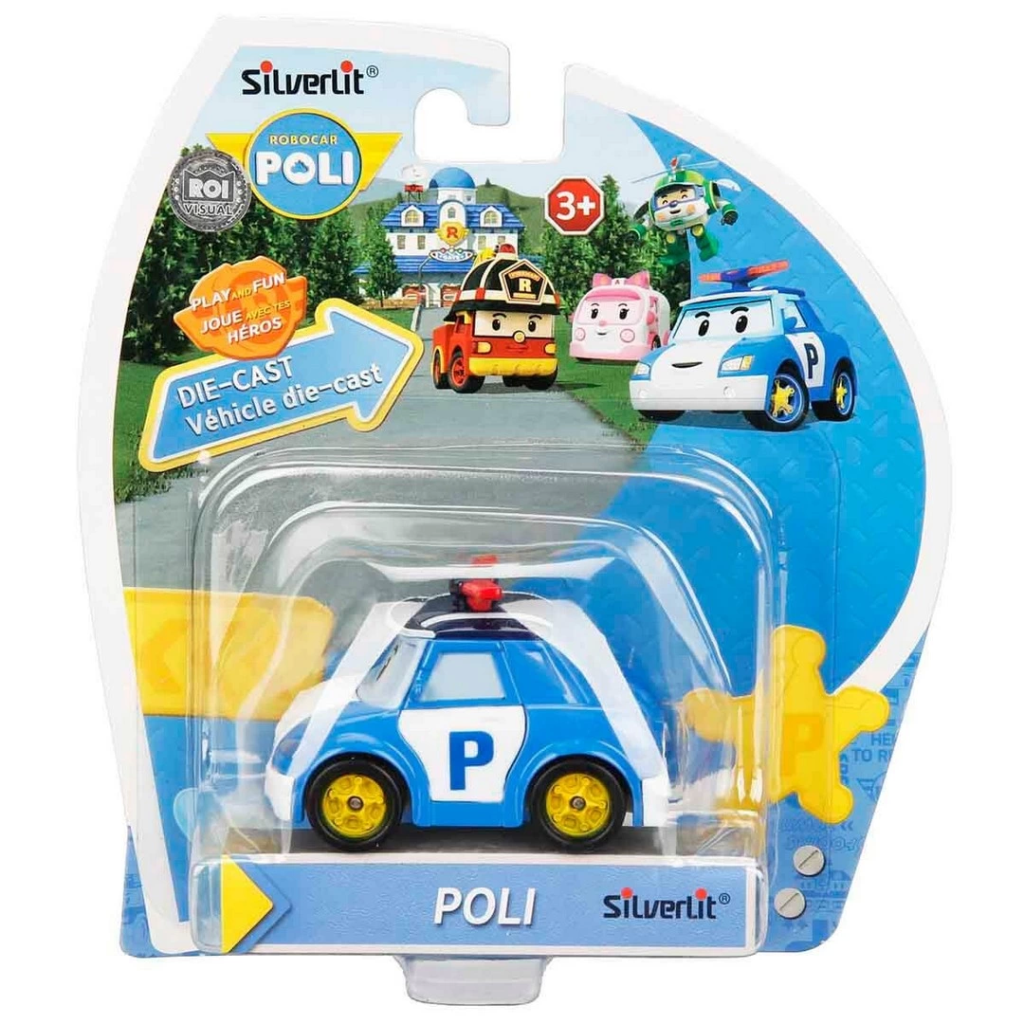 Nessiworld Robocar Poli Metal Araç Karakter Figür Poli