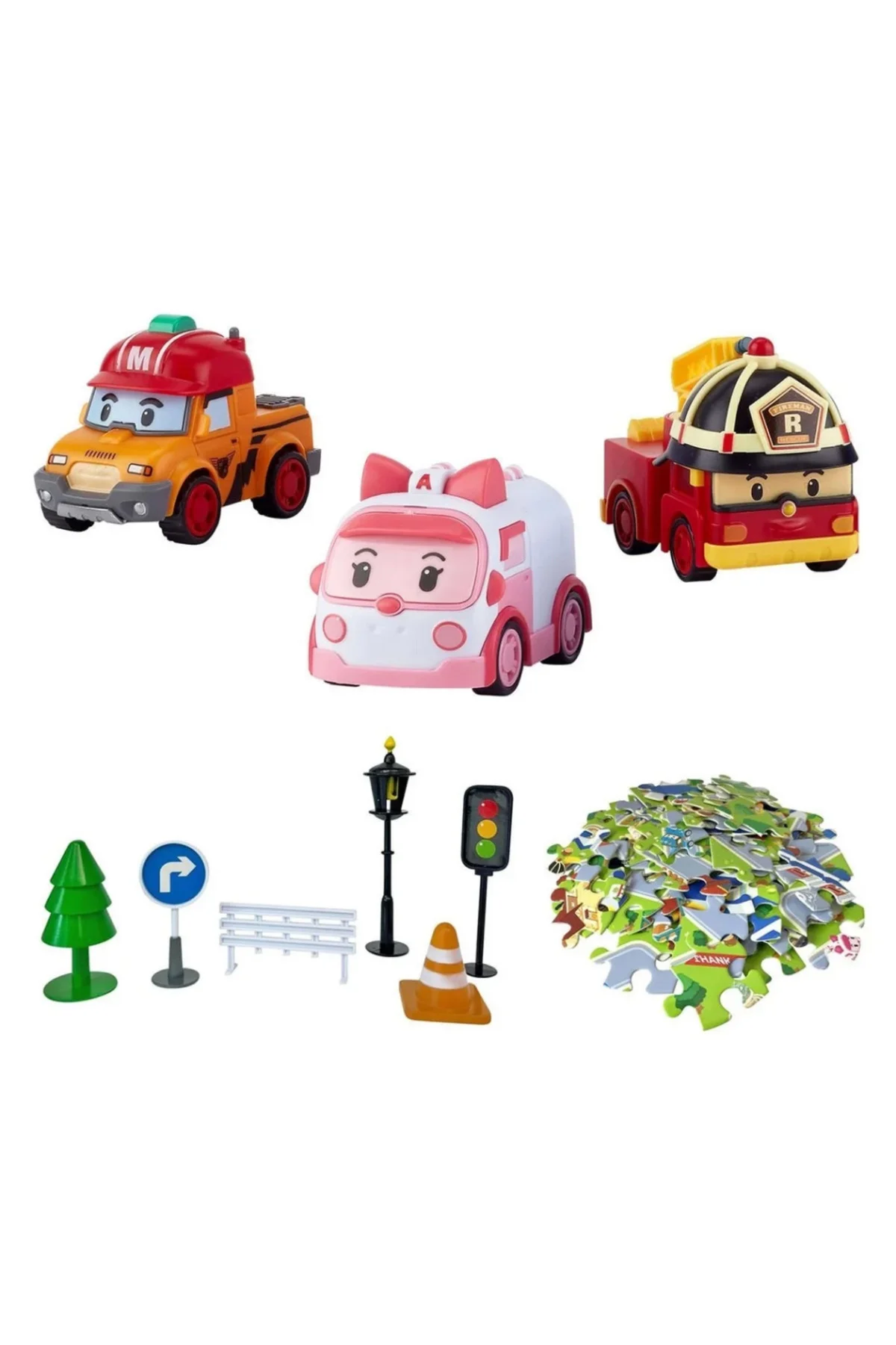 Nessiworld Robocar Poli Gogo City Series Oyun Seti/Bay Her Telden
