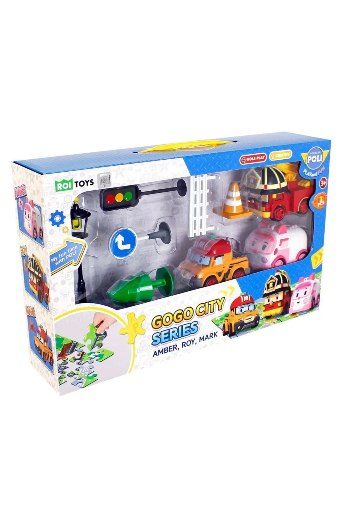 Nessiworld Robocar Poli Gogo City Series Oyun Seti/Bay Her Telden