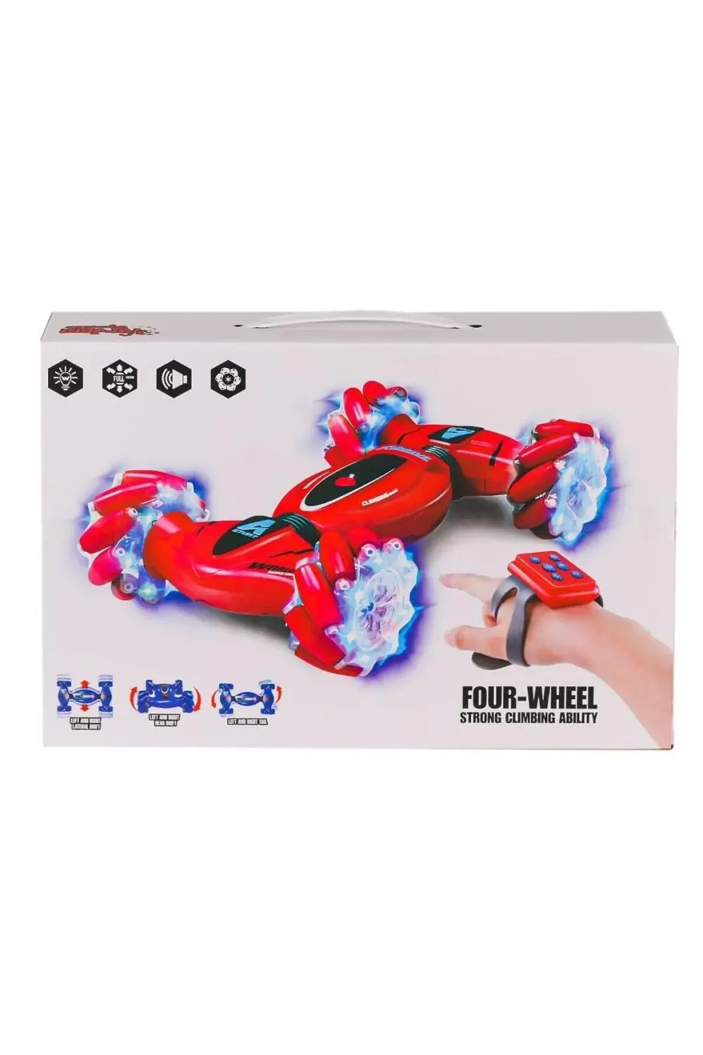 Nessiworld RQ2093 Bilekten Kontrollü Işıklı ve Müzikli 4 Teker Tı