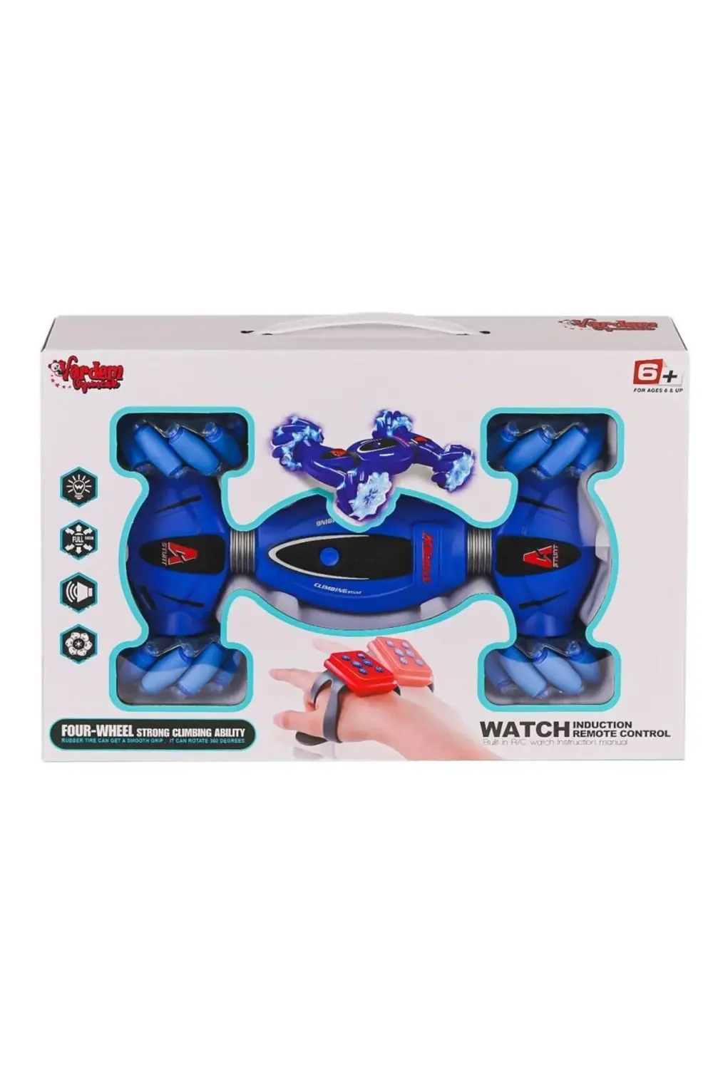 Nessiworld RQ2093 Bilekten Kontrollü Işıklı ve Müzikli 4 Teker Tı