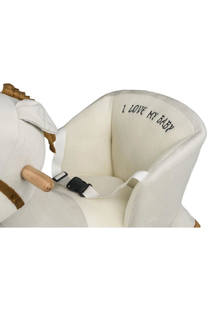 Nessiworld Safeline Bebe Peluş Ahşap Sallanır Oyuncak At Nessiworld Safeline Bebe Peluş Ahşap Sallanır Oyuncak At