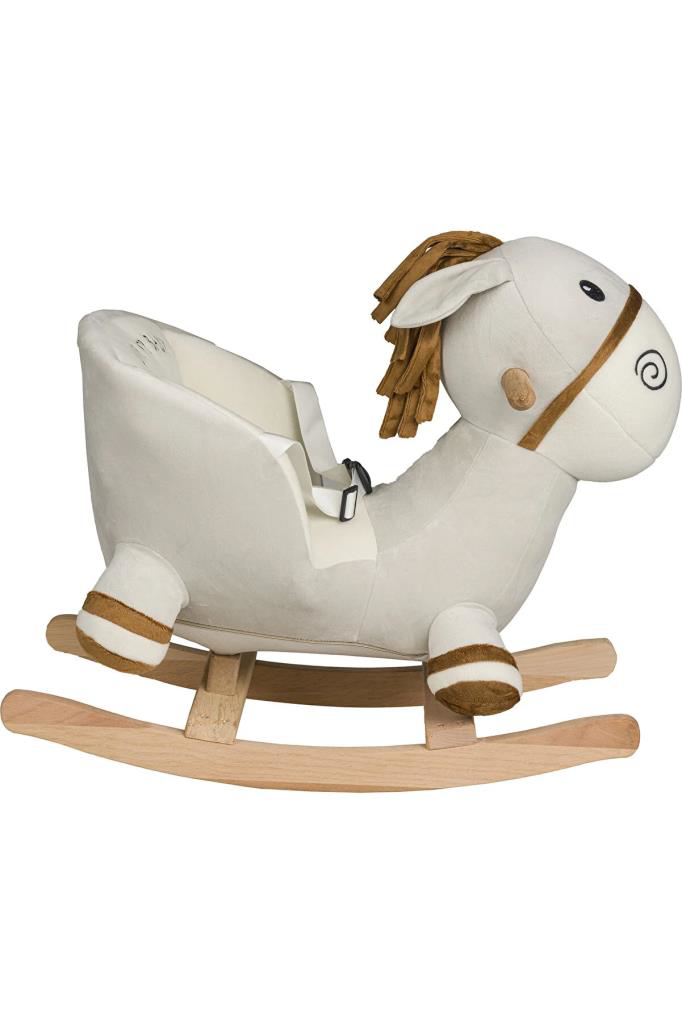 Nessiworld Safeline Bebe Peluş Ahşap Sallanır Oyuncak At Nessiworld Safeline Bebe Peluş Ahşap Sallanır Oyuncak At