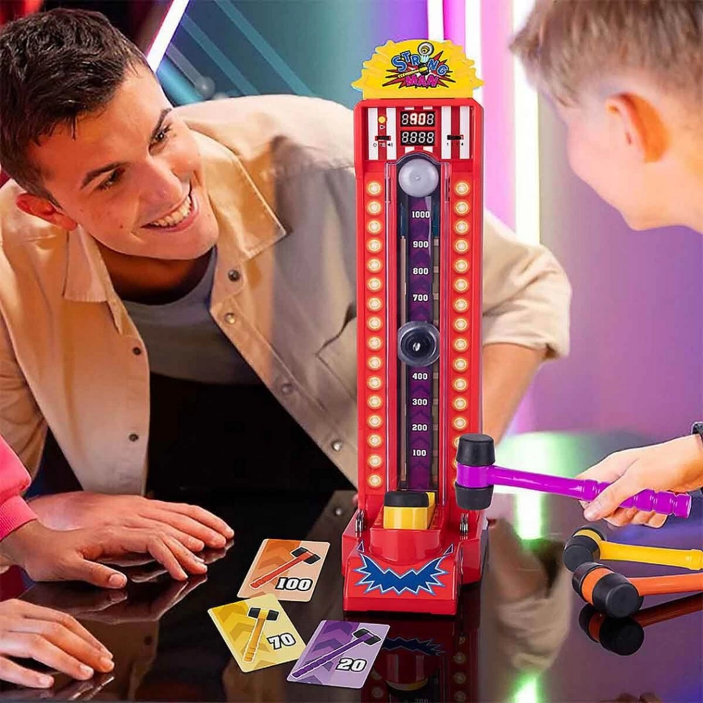 Nessiworld Sesli Elektronik Arcade Strongman Oyunu Nessiworld Sesli Elektronik Arcade Strongman Oyunu